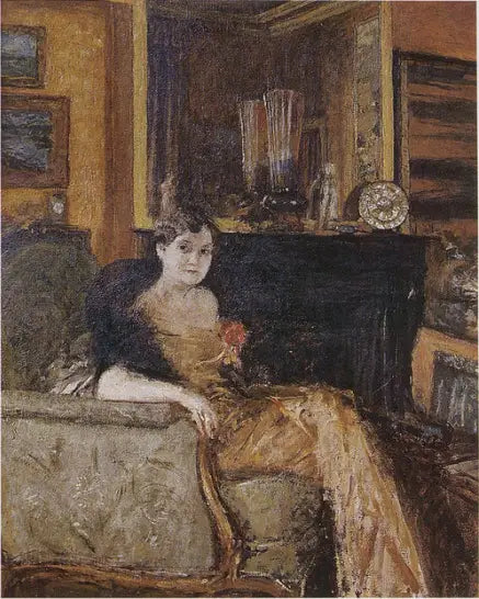 Retrato de la princesa Elizabeth Bibesco, sentada - Édouard Vuillard