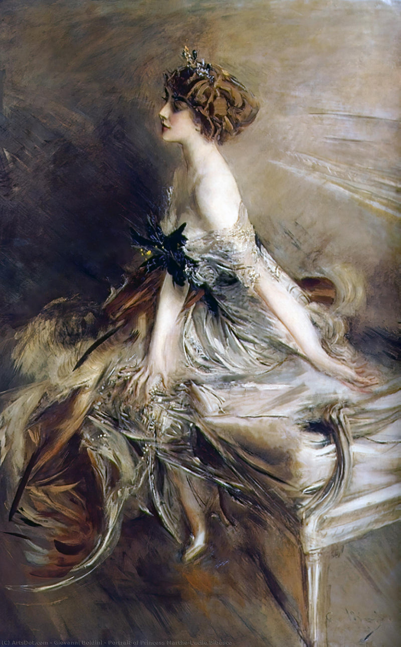 Retrato de la princesa Marthe-Lucile Bibesco - Giovanni Boldini