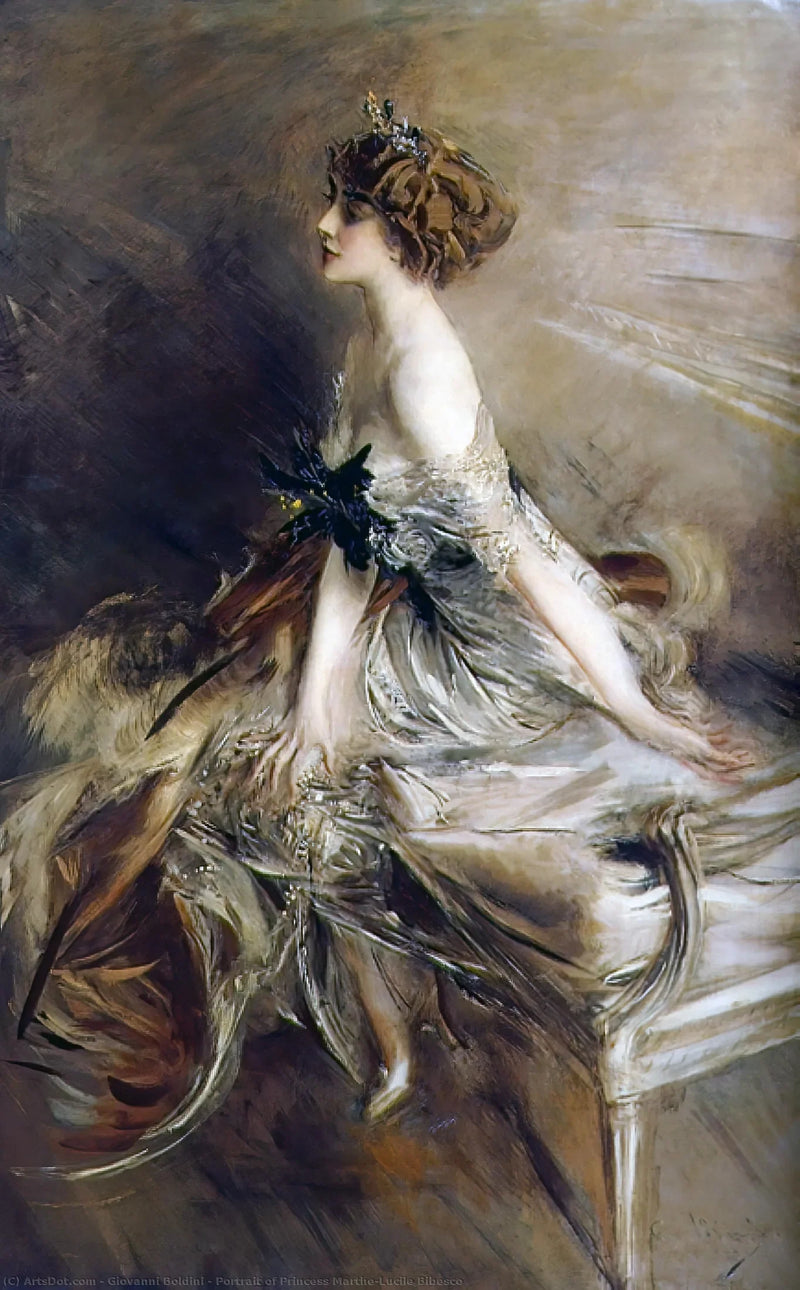 Retrato de la princesa Marthe-Lucile Bibesco - Giovanni Boldini