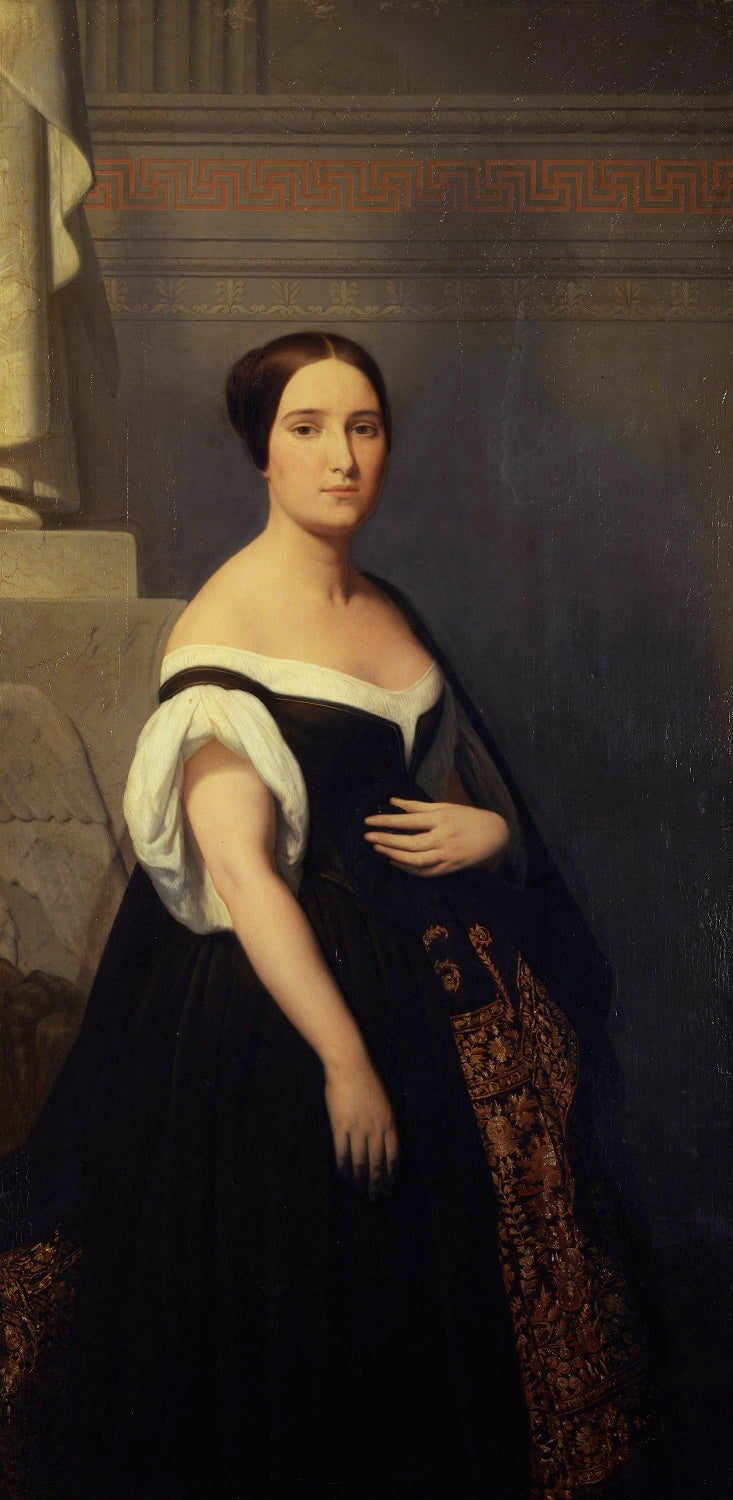 Retrato de la princesa Mathilde Bonaparte - Ary Scheffer