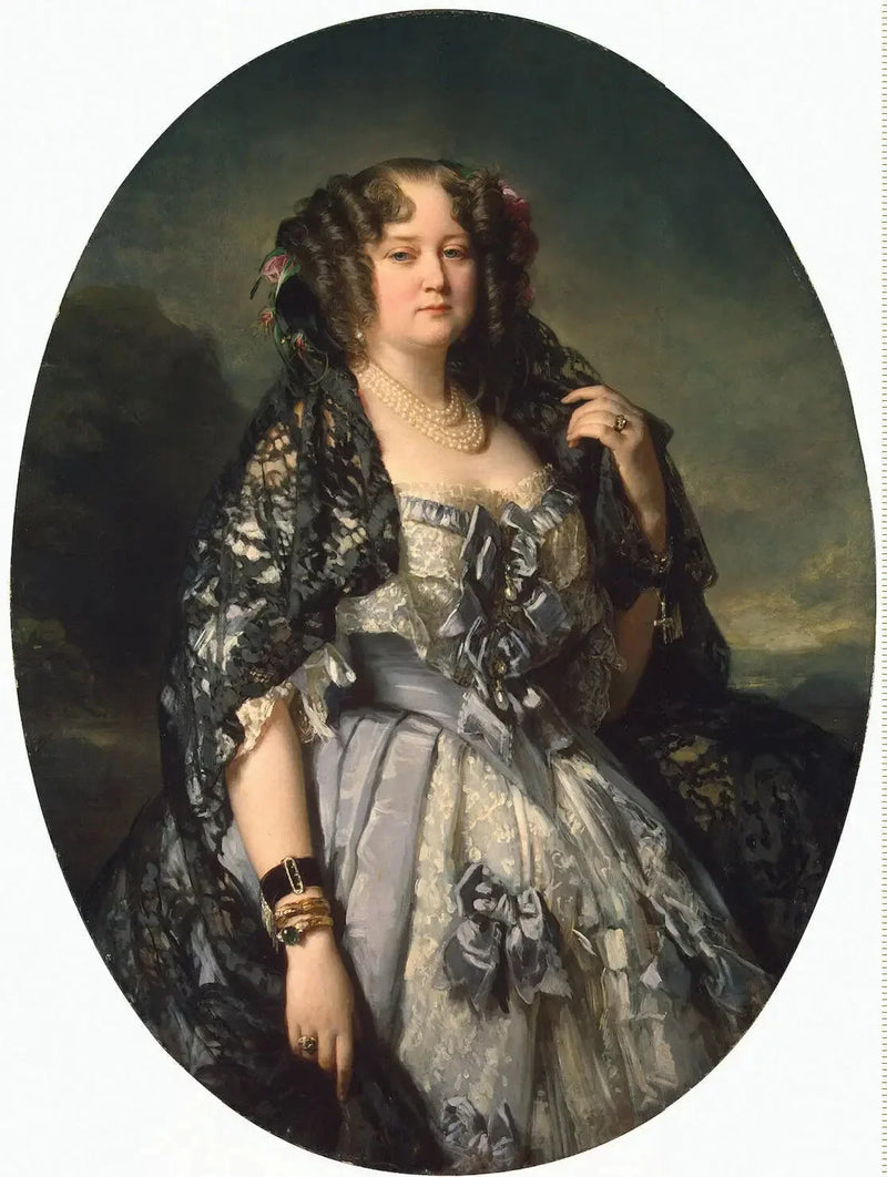 Retrato de la princesa Sofía Radzivil - Franz Xaver Winterhalter