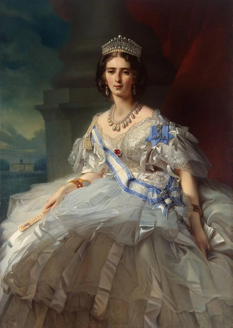 Retrato de la princesa Tatiana Yusupova - Franz Xaver Winterhalter
