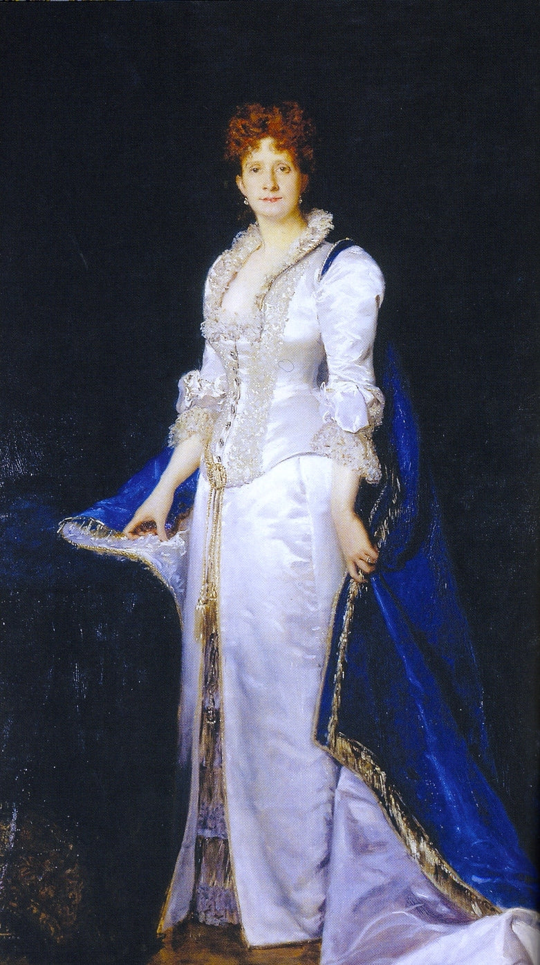 Portrait de la reine Maria Pia du Portugal (1847-1911) - Carolus-Duran image 1 reproduction d’œuvre d’art à l’huile