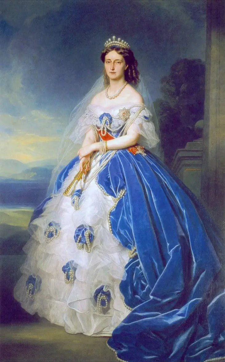 Retrato de la reina Olga de Wurtemberg (1822-1892) - Franz Xaver Winterhalter