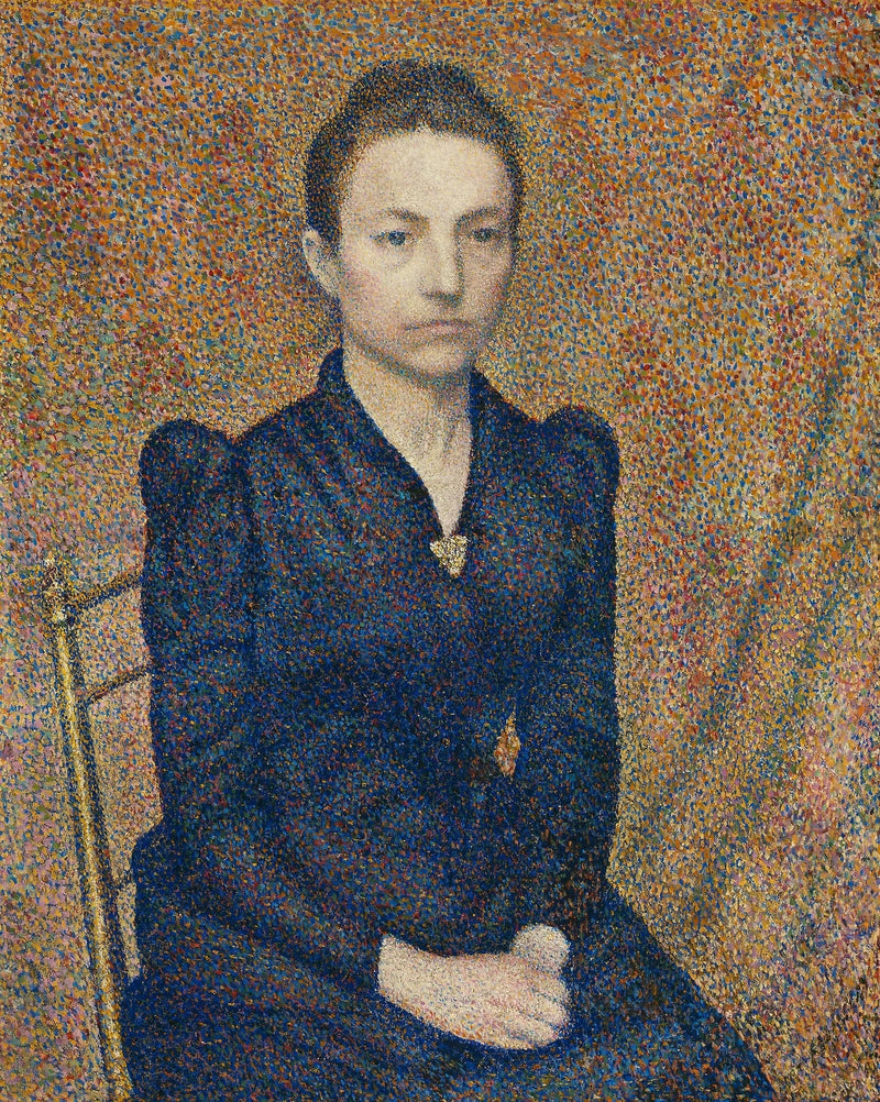 Retrato de la hermana del artista - Georges Lemmen