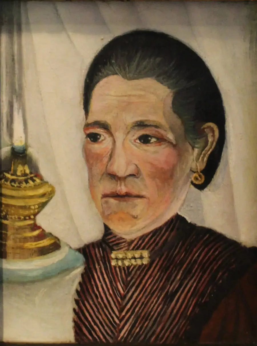 Retrato de la segunda esposa de Rousseau - Henri Rousseau