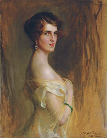 Retrato de la vizcondesa Chaplin (Gwladys Chaplin) - Philip de Laszlo