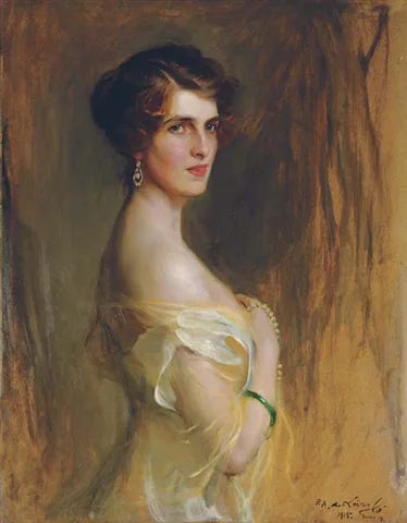 Retrato de la vizcondesa Chaplin (Gwladys Chaplin) - Philip de Laszlo