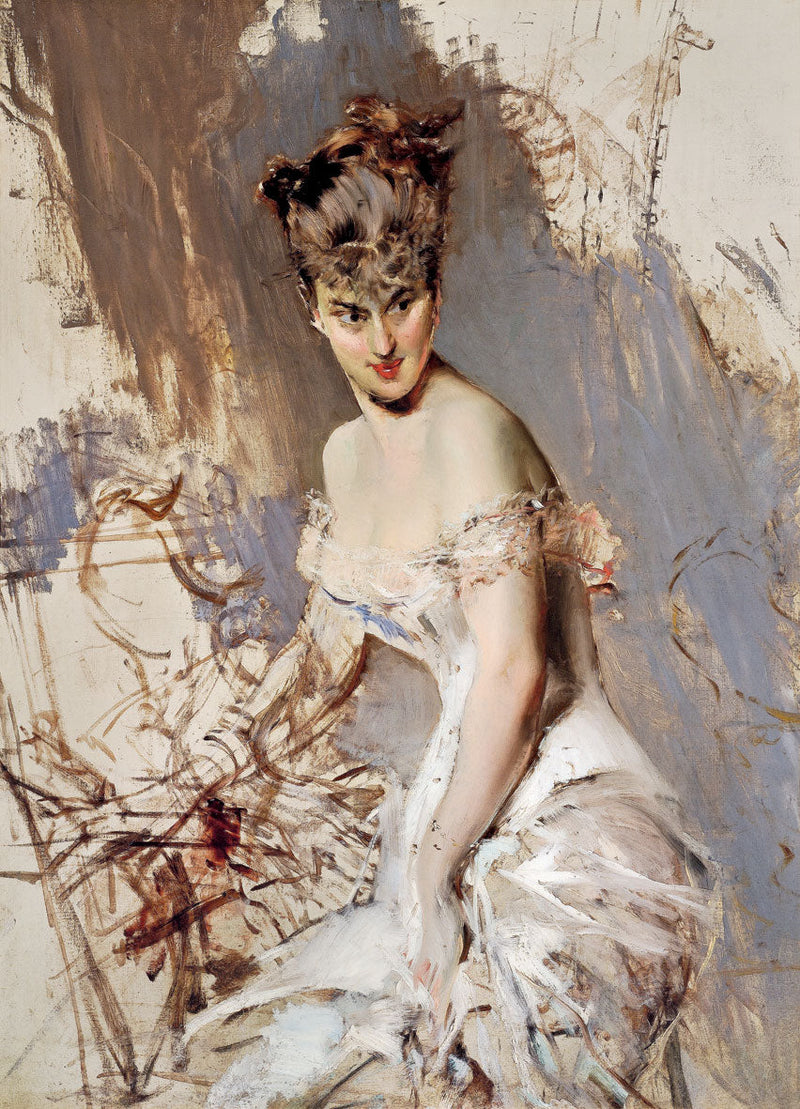 Retrato de la actriz Alice Regnault - Giovanni Boldini