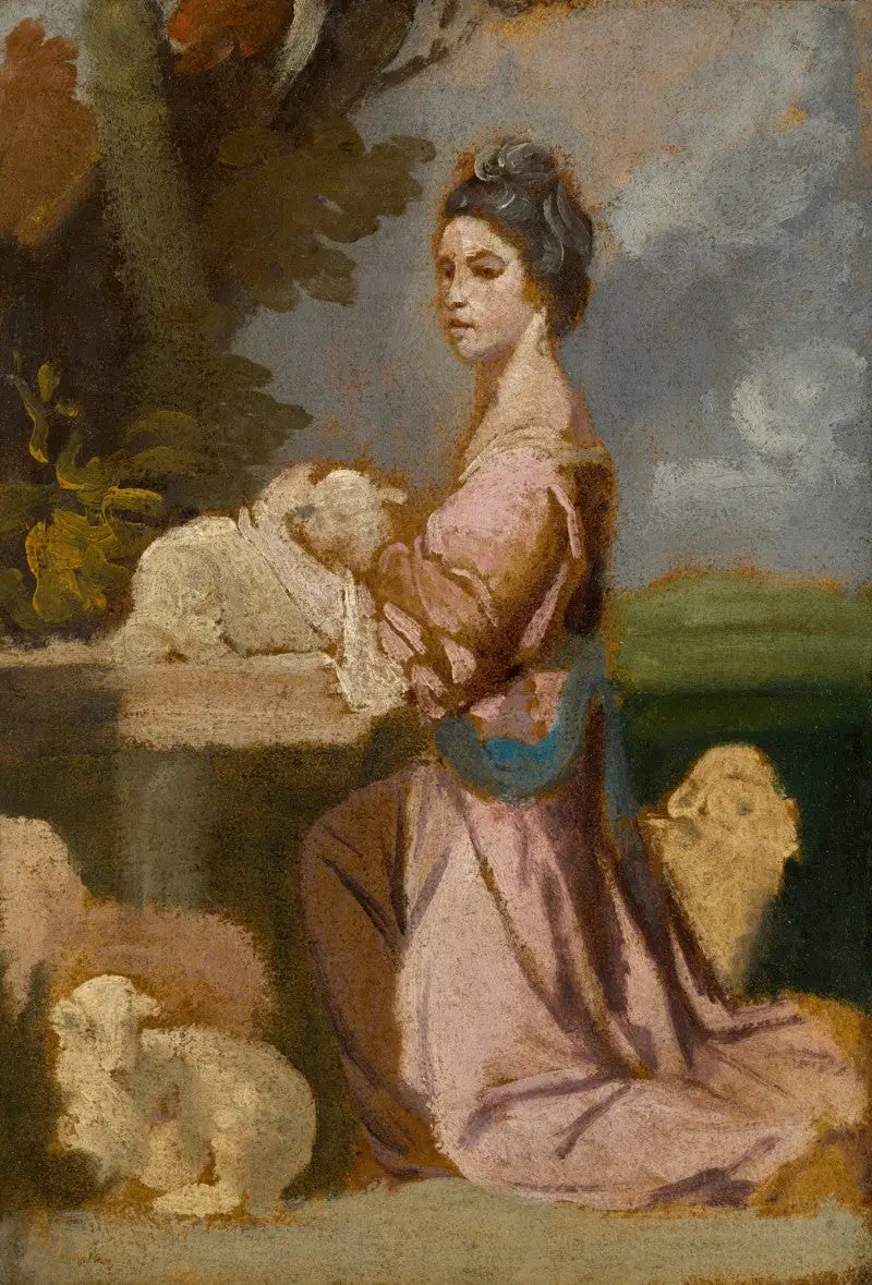Retrato de Lady Mary Leslie - Joshua Reynolds