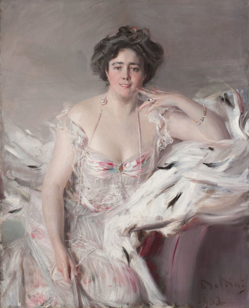 Retrato de Lady Nanne Schrader, nacida Wiborg - Giovanni Boldini