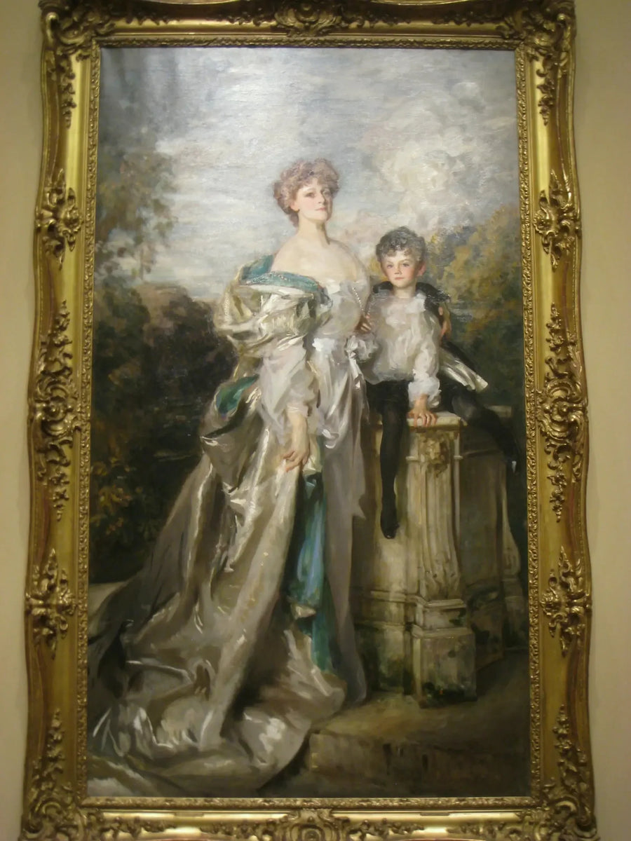 Retrato de Lady Warwick y su hijo - John Singer Sargent
