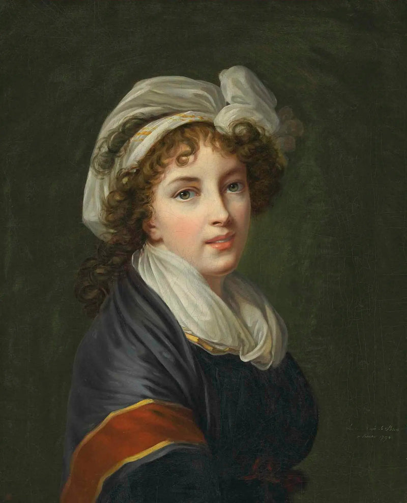 Retrato del artista, en busto - Elisabeth Vigée Le Brun