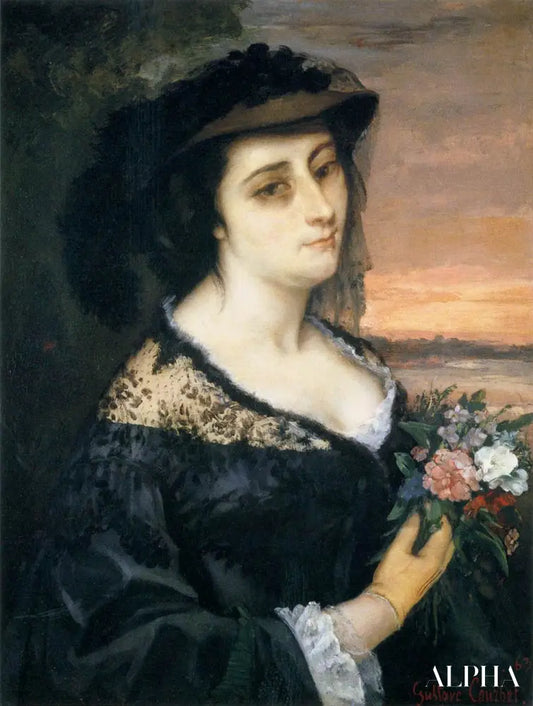 Portrait de Laure Borreau - Gustave Courbet - Reproductions de tableaux et peintures haut de gamme