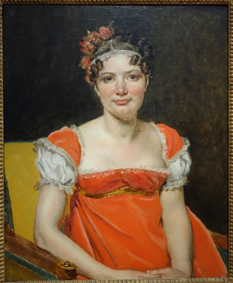 Retrato de Laure-Émilie-Félicité David, La Baronesa Meunier - Jacques-Louis David