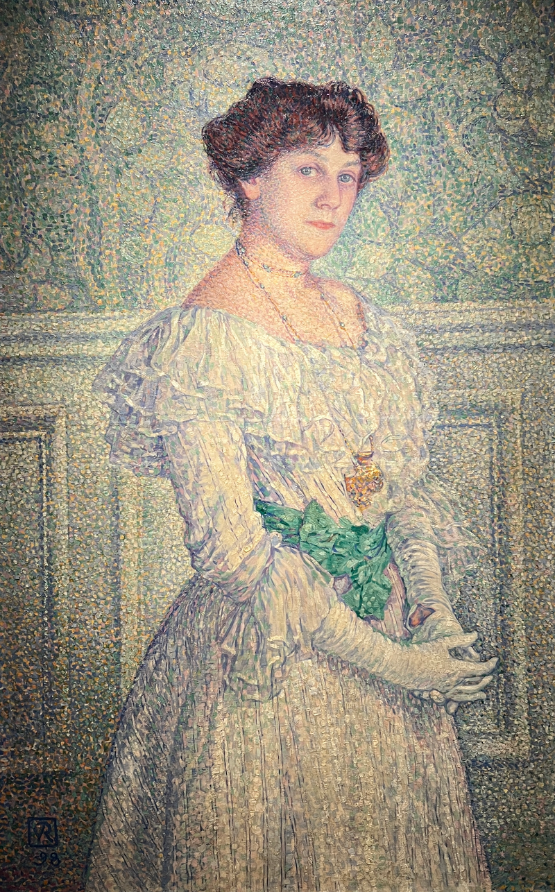Retrato de Laure Flé - Théophile van Rysselberghe