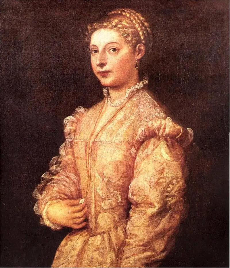 Retrato de Lavinia Vecellio - Tiziano