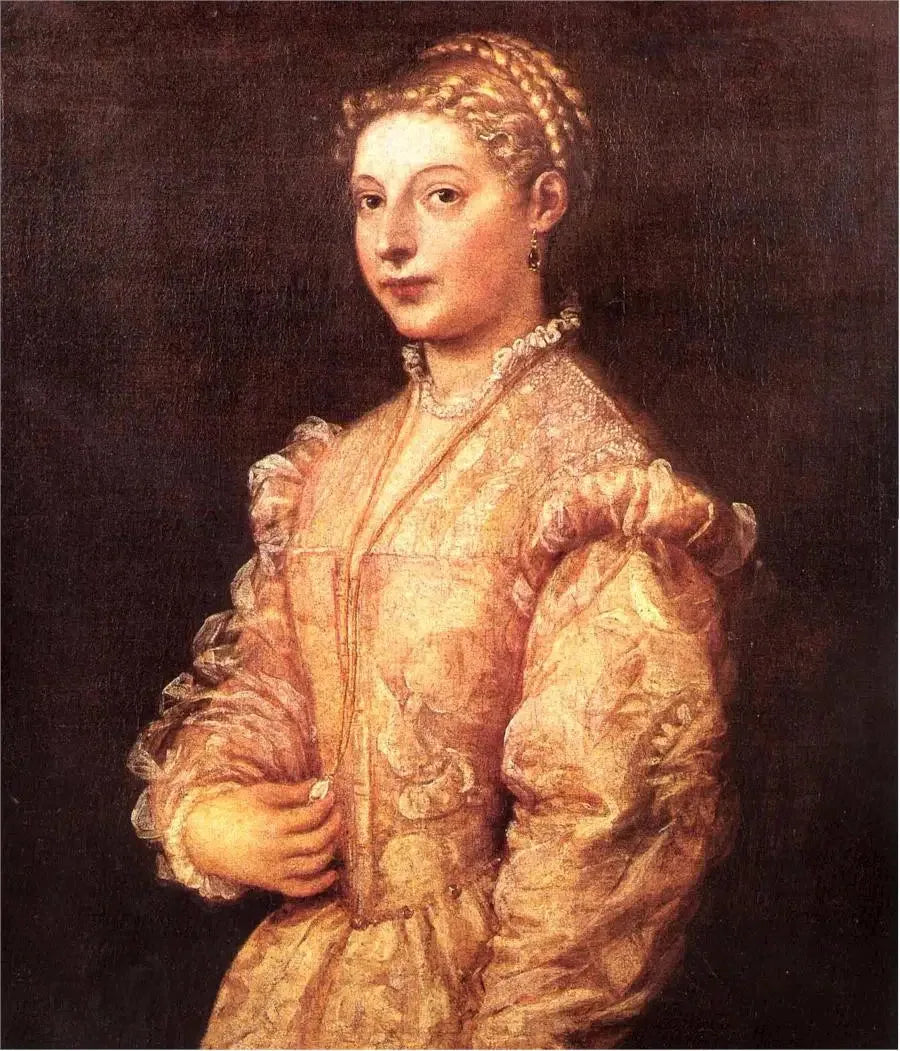 Retrato de Lavinia Vecellio - Tiziano
