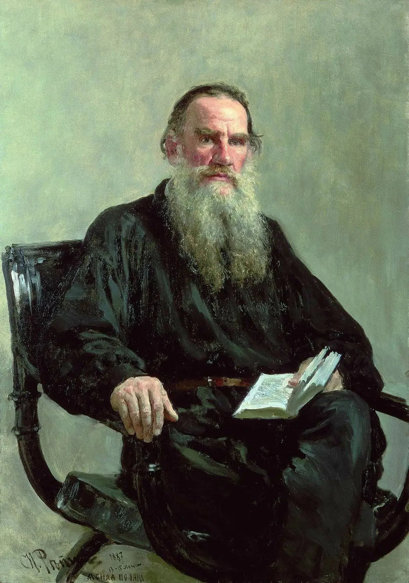 Retrato de León Tolstói - Ilya Repin