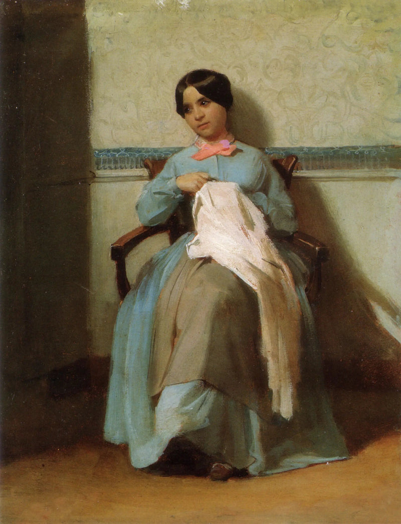 Retrato de Léonie Bouguereau, prima del artista - Bouguereau