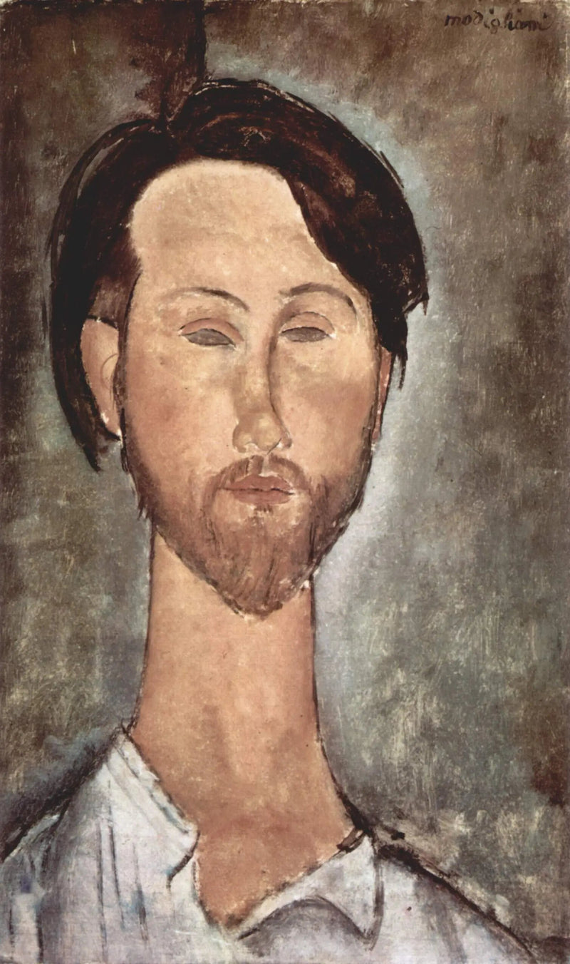 Retrato de Léopold Zborowski - Amedeo Modigliani