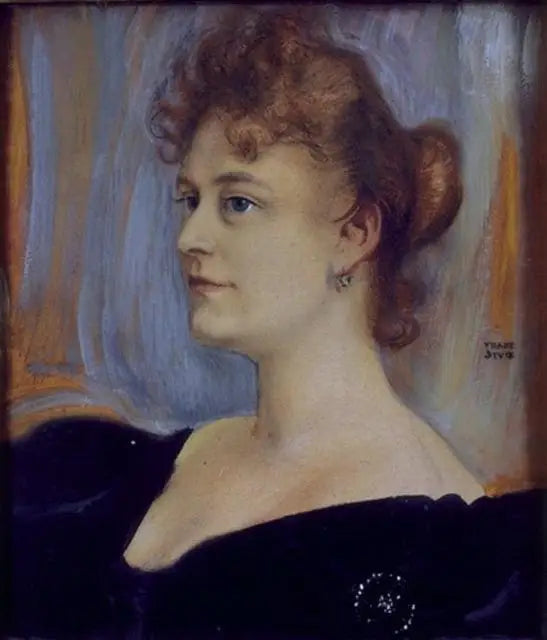 Retrato de Lillian Sanderson - Franz Von Stuck