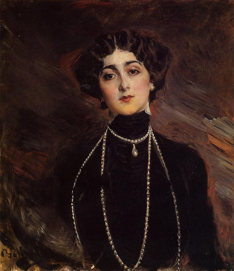 Retrato de Lina Cavalieri - Giovanni Boldini