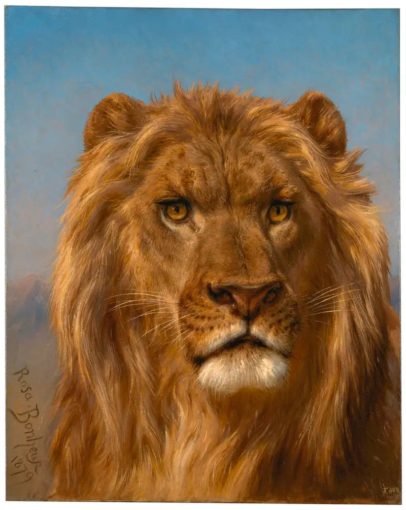 retrato de león - Rosa Bonheur