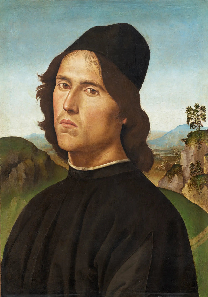 Retrato de Lorenzo di Credi - Pietro Perugino