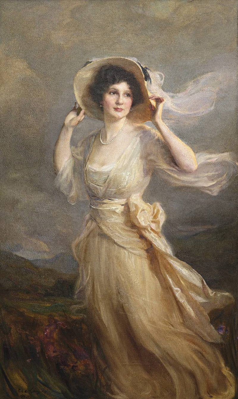 Retrato de Lorna Marsali Woodroffe-Lang, de soltera Forbes-Leith - Philip de La��szlo��