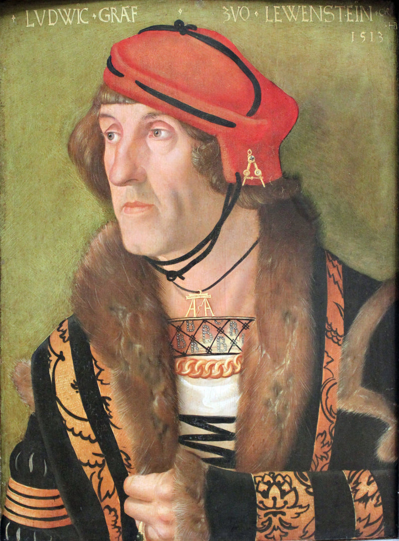 Retrato de Luis I, conde de Löwenstein - Hans Baldung Grien