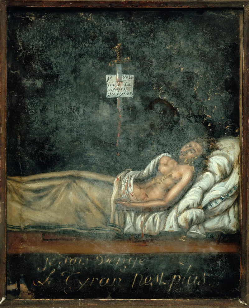 Retrato de Louis-Michel Le Peletier de Saint-Fargeau (1760-1793), en su lecho de muerte - Jacques-Louis David