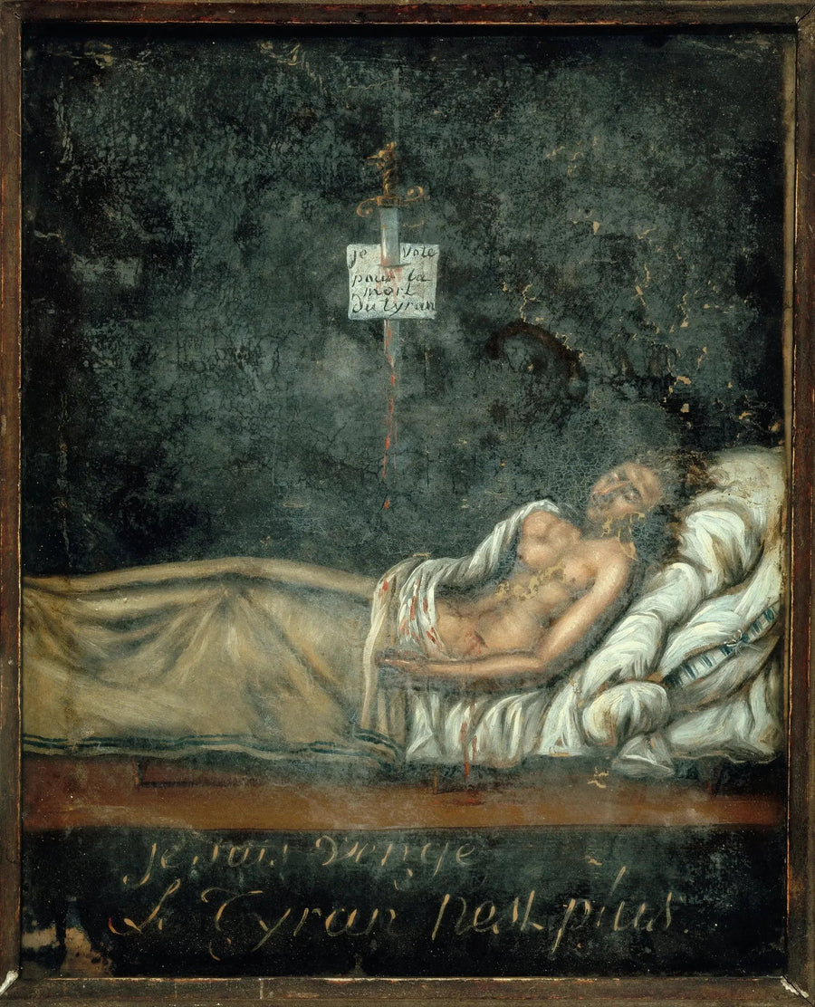 Retrato de Louis-Michel Le Peletier de Saint-Fargeau (1760-1793), en su lecho de muerte - Jacques-Louis David
