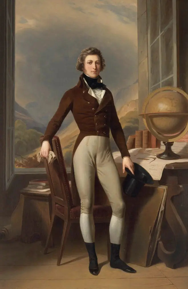 Retrato de Luis Felipe de Orleans, duque de Chartres, (futuro rey Luis Felipe) en Reichenau - Franz Xaver Winterhalter