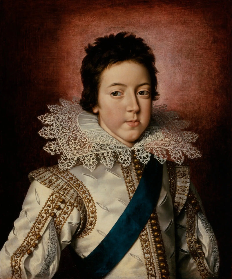 Retrato de Luis XIII, rey de Francia, niño - Frans Pourbus el Joven