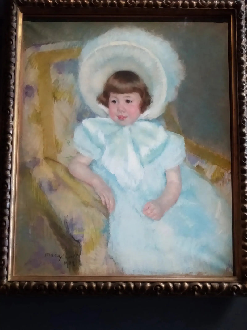 Retrato de Louise-Aurore Villeboeuf niña - Mary Cassatt