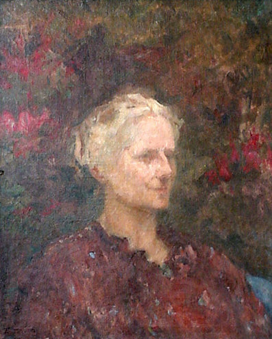 Portrait de Louise - Eliseu Visconti image 1 reproduction de peinture à l’huile