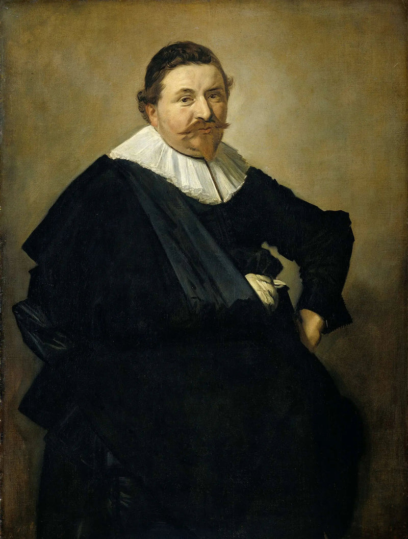 Retrato de Lucas de Clercq (....-1652) - Frans Hals