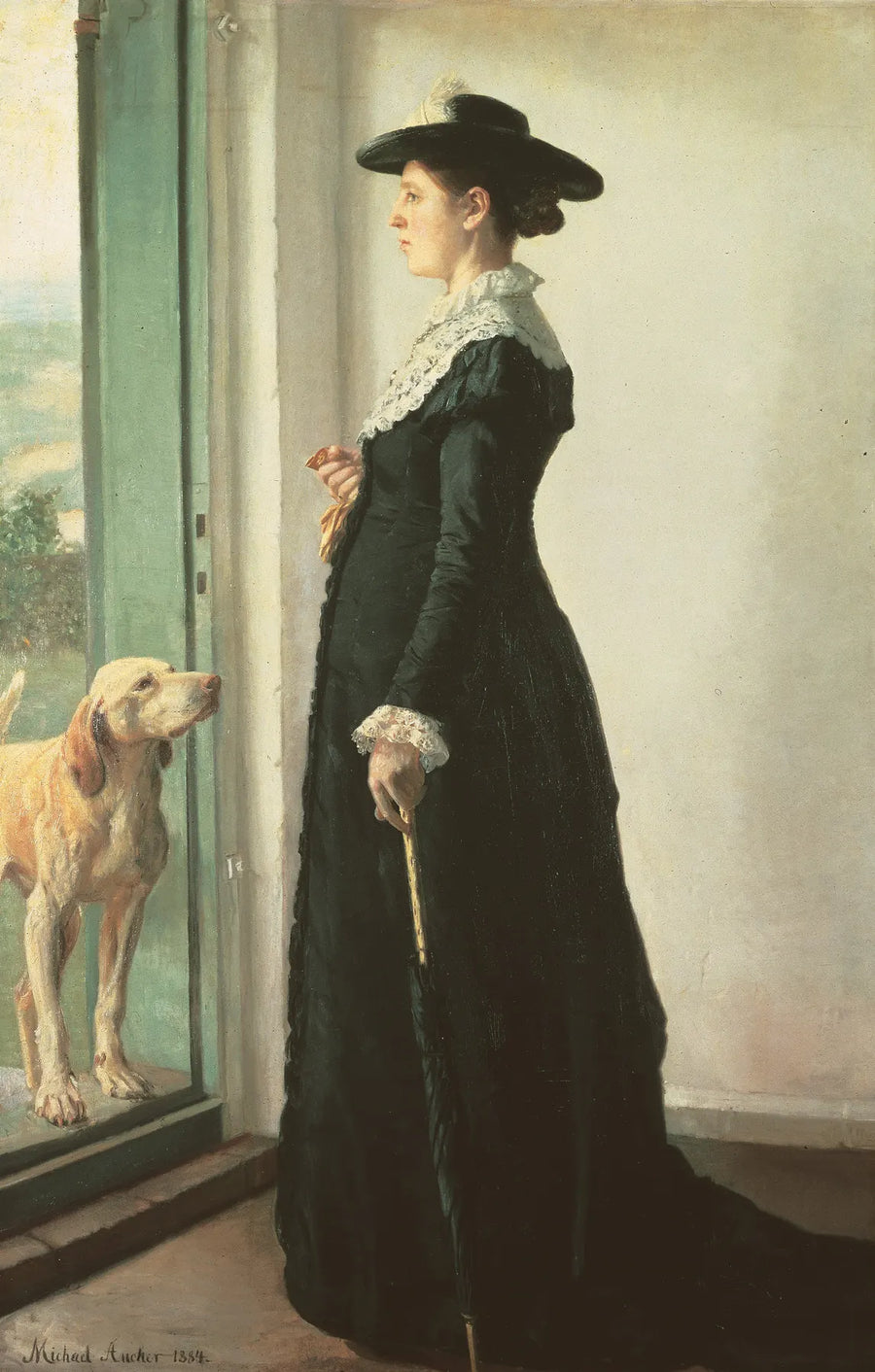 Retrato de mi esposa - Michael Peter Ancher