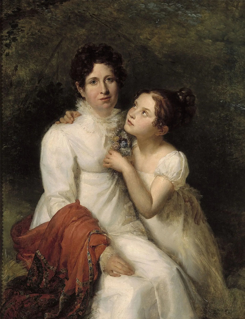 Retrato de Madame Bauquin Du Boulay y de su sobrina Mademoiselle Bauquin de La Souche - François Gérard