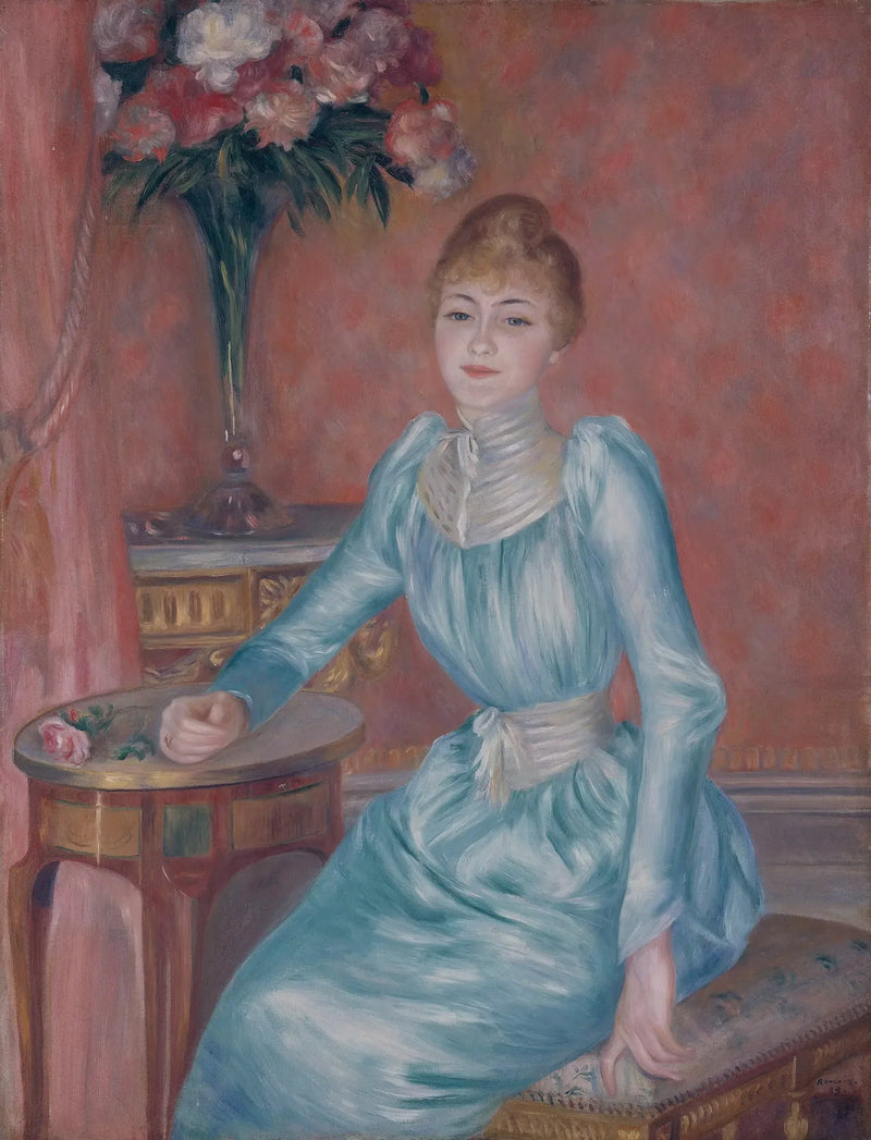 Retrato de Madame de Bonnières - Pierre-Auguste Renoir