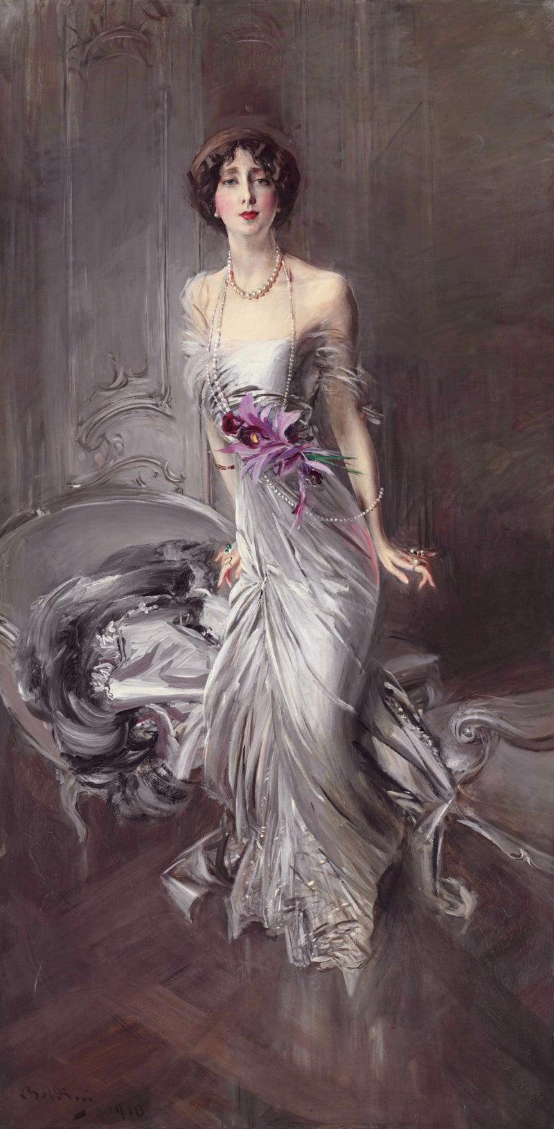 Retrato de Madame Doyen - Giovanni Boldini