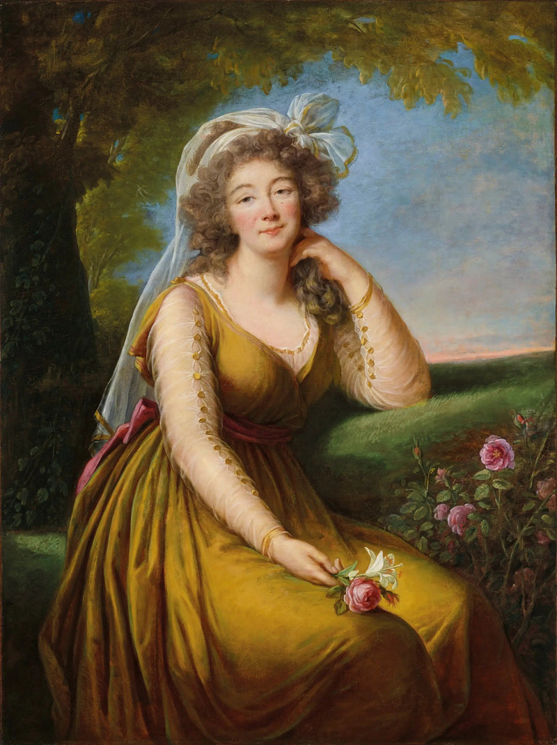 Retrato de Madame du Barry - Élisabeth Vigée Le Brun