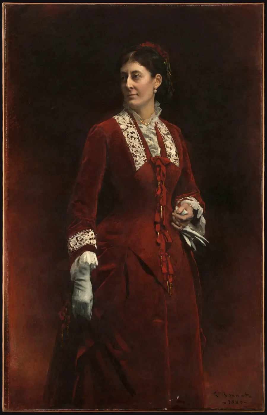 Retrato de Madame Georges Ehrler - Léon Bonnat