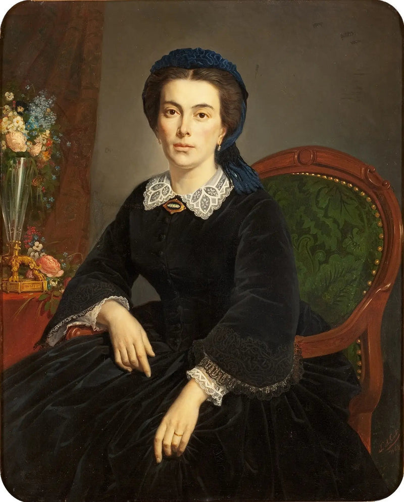 Retrato de Madame Gervais - Pierre Auguste Cot