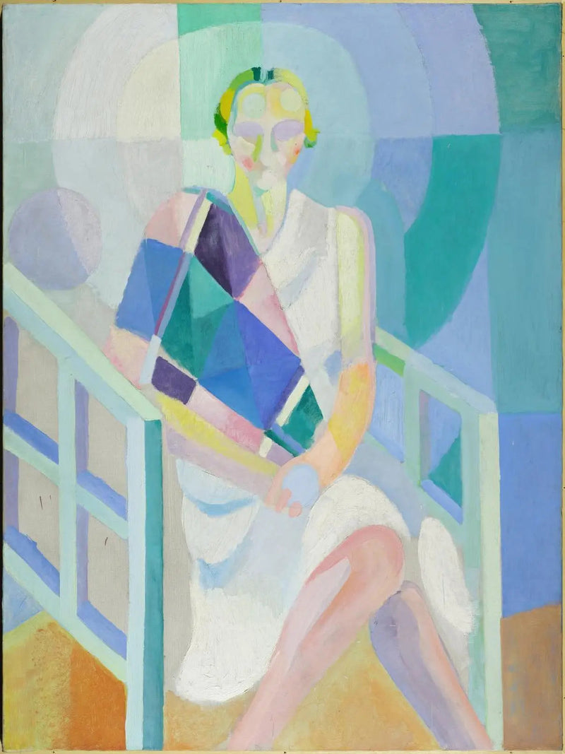 Retrato de Madame Heim - Robert Delaunay