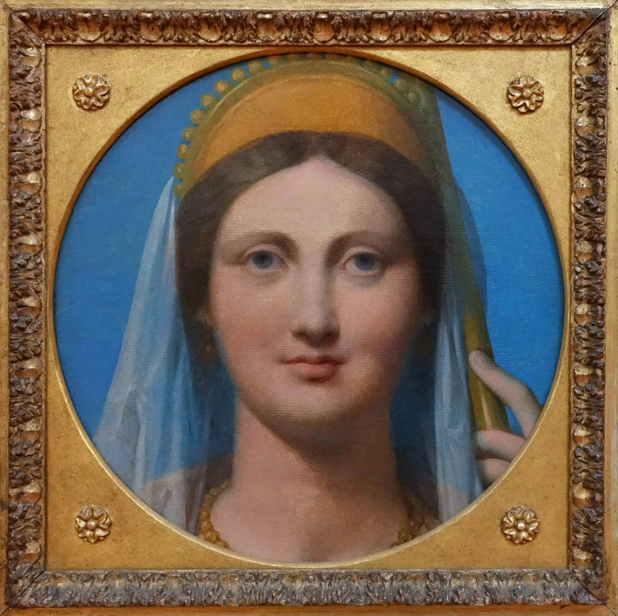 Retrato de Madame Jacques Ignace Hittorf como Juno - Jean-Auguste-Dominique Ingres
