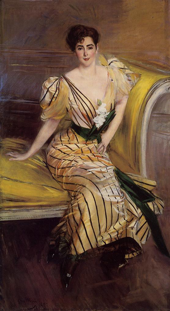 Retrato de la señora Joséphine Alvear de Errazuriz - Giovanni Boldini