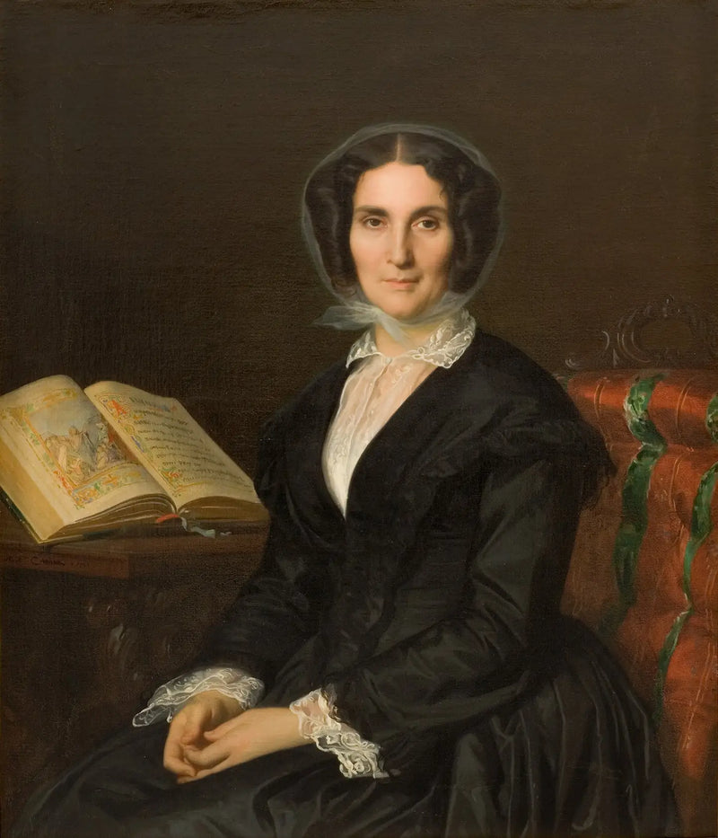 Retrato de la señora Louise Marès, nacida Bidreman - Alexandre Cabanel
