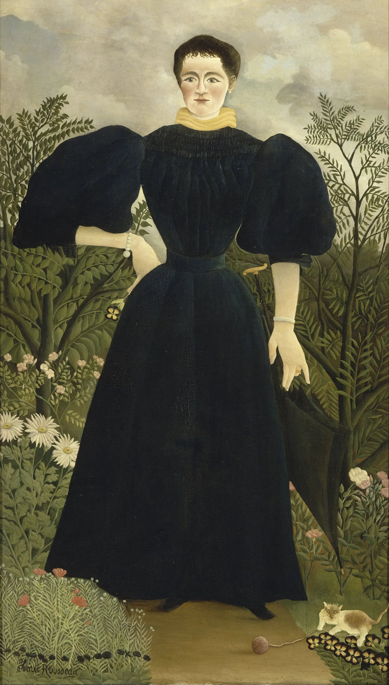Retrato de Madame M. - Henri Rousseau